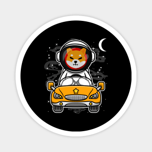 Astronaut Car Shiba Inu Coin To The Moon Crypto Token Shib Army Cryptocurrency Wallet HODL Birthday Gift For Men Women Magnet